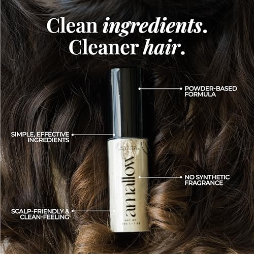 Non-Toxic Dry Shampoo Powder with Organic Ingredients – Travel-Friendly, No Residue
