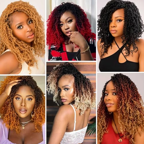 Pre-Looped Yanky Twist Crochet Hair 16 Inch - 8 Pack OT30