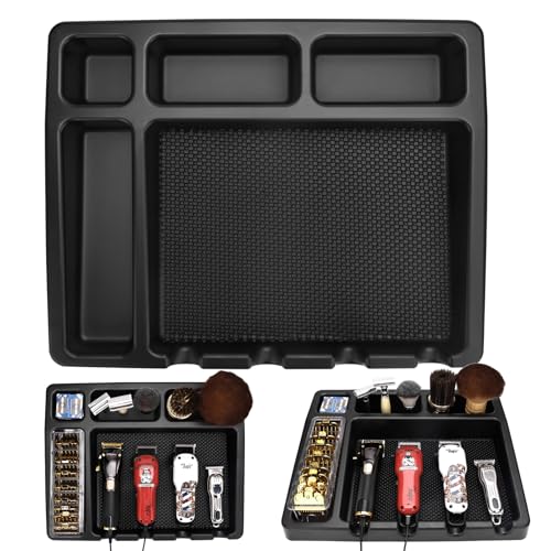 16 x 12.5 Large Barber Organizer Station for Clippers & Hair Tools - Salon & Home Use