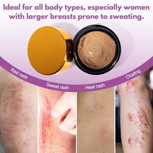 Under-Breast Rash Cream with Tea Tree Oil – Sweat & Irritation Relief, 1 oz