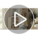 YESHOMY Corner Cabinet with Doors Dark Black - Storage Cupboard with Adjustable Shelves
