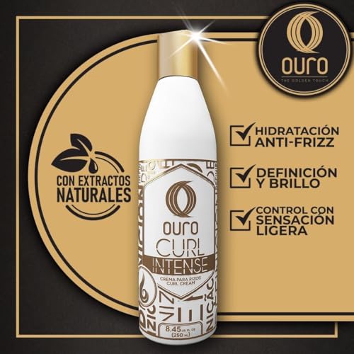 OURO Curl Definition Cream for Well-Defined, Hydrated Curls & Waves