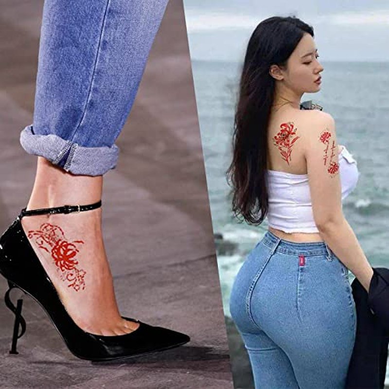117 PCS Watercolor Animals Pre-Cut Temporary Tattoo for kids, Fake Tattoos Stickers Girls Boy Body Arm Shoulder, Super Cute Themed Birthday Party Decoration Supplies School Rewards Prizes