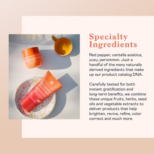 Erborian Red Pepper Paste Face Mask - Energizing & Radiance Boost - 0.6 Oz