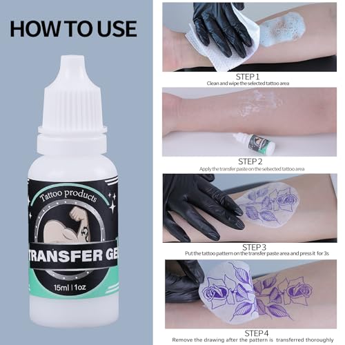 YILONG Black Wireless Tattoo Pen Kit with 2 Batteries for Beginners