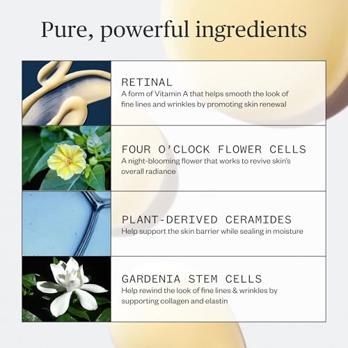Retinal Serum for Face - Lunar Bloom 1 Ounce - Vegan & Cruelty-Free