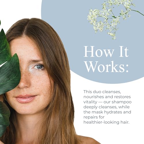 O3NT Energizing Shampoo & Revitalizing Hair Mask Kit for Thinning Hair