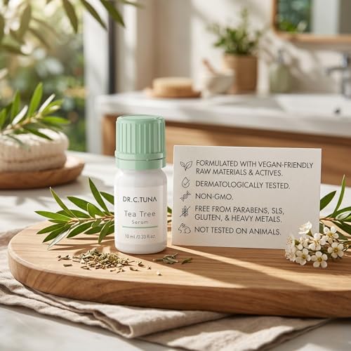 Tea Tree Serum for Acne-Prone Skin - Blemish & Pimple Treatment, 0.33 fl oz