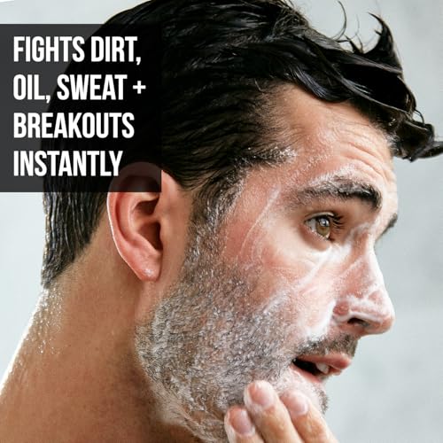 Men's Facial Cleanser & Exfoliating Face Wash - Deep Cleans Oily & Breakout-Prone Skin - Rugged & Dapper - Variation of THIS Listing
