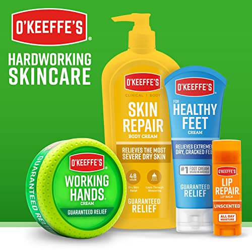 O'Keeffe's Working Hands Hand Cream - 6 Pack, 1 oz Tubes for Extremely Dry, Cracked Skin