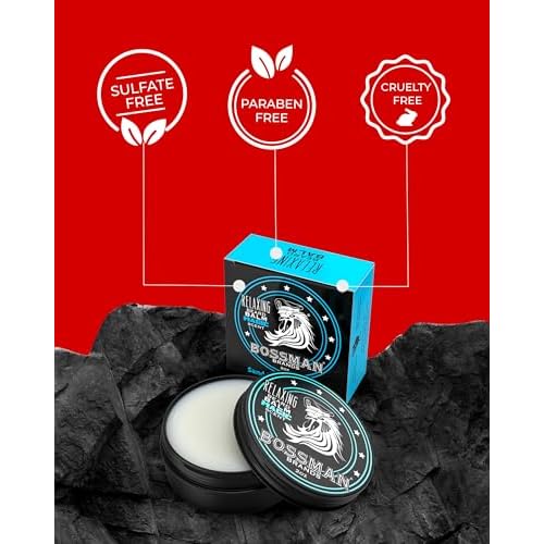 Bossman Relaxing Beard Balm for Men (Magic Scent) ? Tames, Relaxes, Thickens & Softens for Ultimate Beard Care ? Made in USA