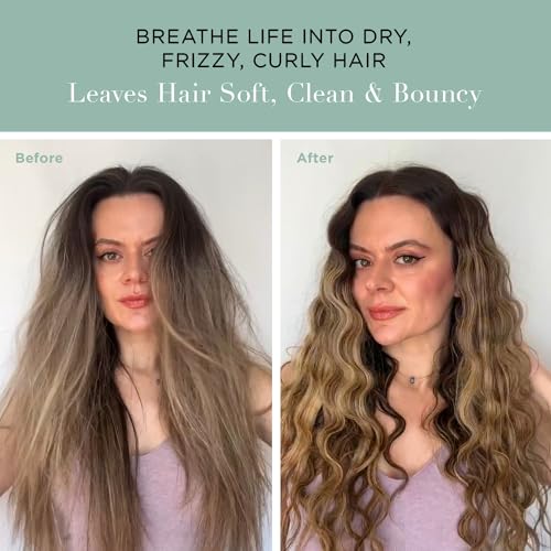 Unwash Bio-Cleansing Conditioner - Gentle Hydrating Co-Wash for Curly & Dry Hair 13.5 Fl Oz Fresh