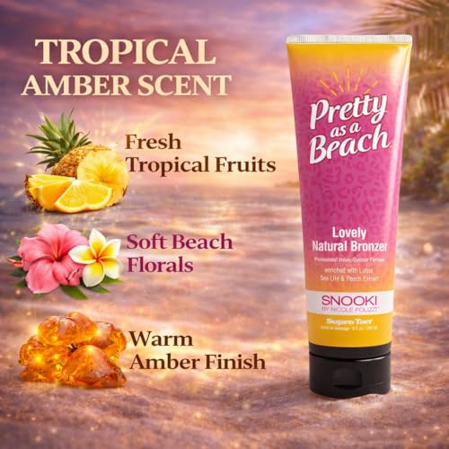 Supre Snooki Pretty As A Beach Natural Bronzer 9oz - Organic Sunless Tanning