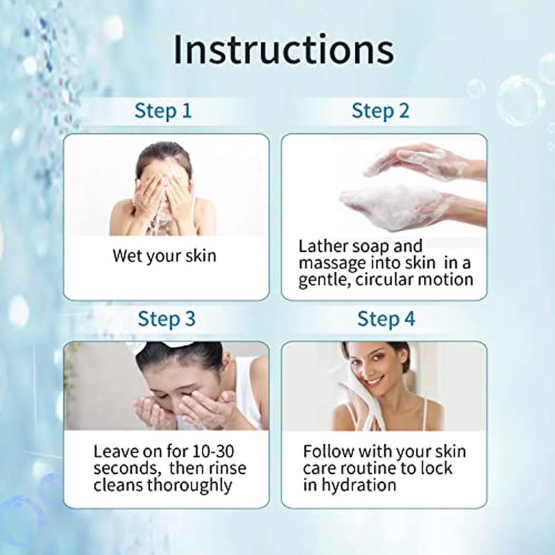 2 PK Sea Salt Soap 3.5 Oz Each, Exfoliating Acne Deeply Clean Problem Skin, Natural Goat's Milk, All Skin Types, Face Wash Body Wash Skincare, Women Men Gift