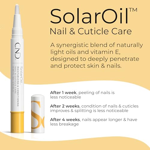 CND SolarOil & RescueRXx, Cuticle Oil Pen, Keratin Nail Treatment Pen, On-the-Go, Travel-Sized
