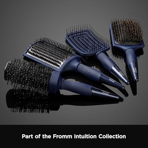 Fromm Intuition Ceramic Ionic Hot Paddle Hairbrush - 2-in-1 Blow Dry & Straightening