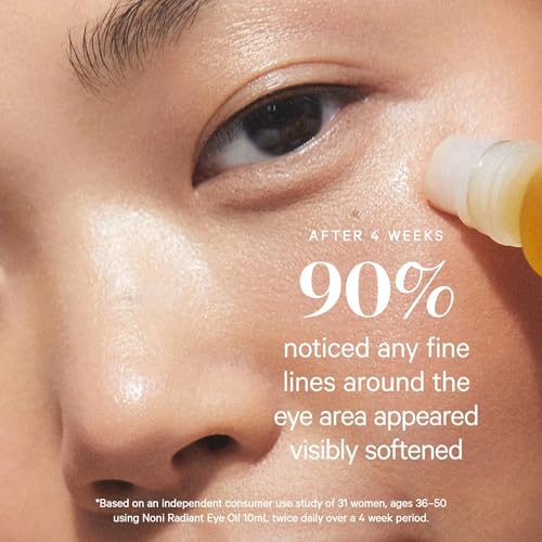 Noni Radiant Eye Oil with Rose Quartz Roller Ball - 0.34 Fl Oz