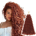 Alinyasha 350# 18 Inch Deep Water Wave Crochet Hair for Black Women