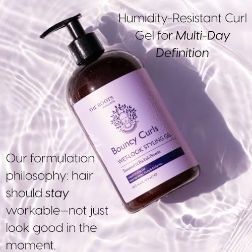 Medium Hold Bouncy Curls Gel for Wet Look Styling - 16 oz