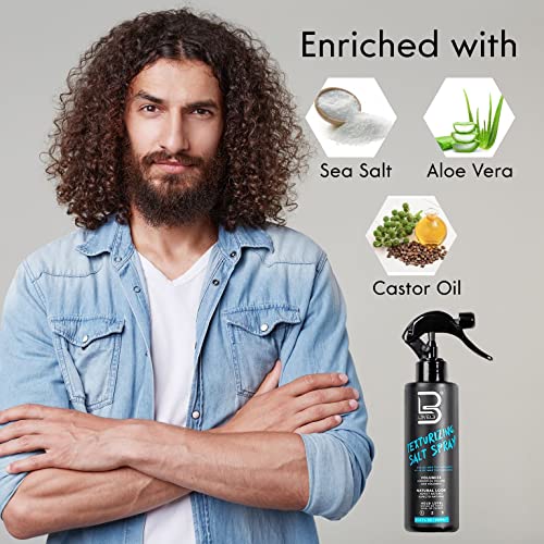 L3 Level 3 Sea Salt Texturizing Spray 8.45 Fl Oz Pack of 3 - Beachy Waves & Light Hold