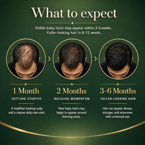 Hair Growth Serum for Men Thinning Fine Hair - Complete Scalp Care System