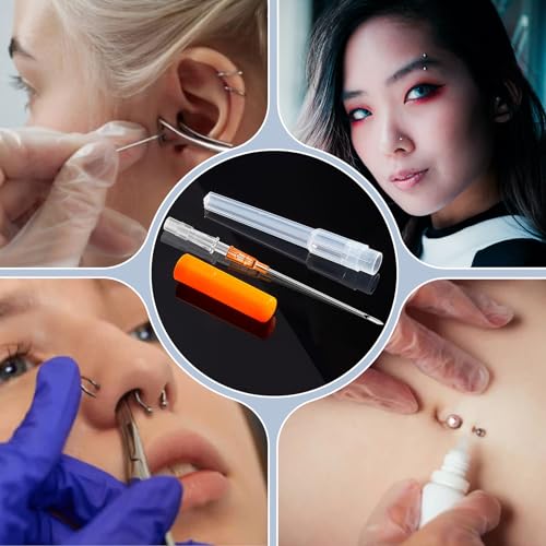 Catheter Piercing Needles Set 50Pcs Mixed Sizes 14G 16G 18G 20G 22G - Surgical Steel