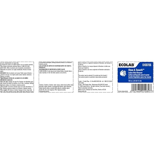 Ecolab Clean & Smooth Lotion Skin Cleanser - 750 ML