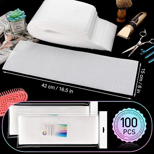 Hair Dye Paper Strips - 100PCS Large Reusable Foam Hair Wraps for Coloring & Highlights - Variation of THIS listing