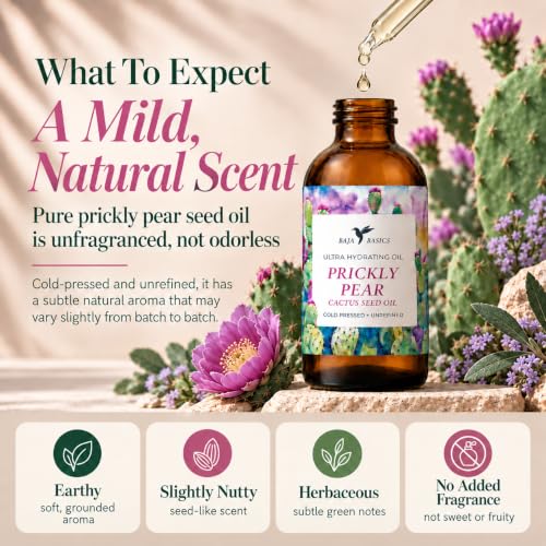 Prickly Pear Seed Oil - Organic Cold-Pressed Facial & Hair Oil - 2 oz - Variation of THIS listing