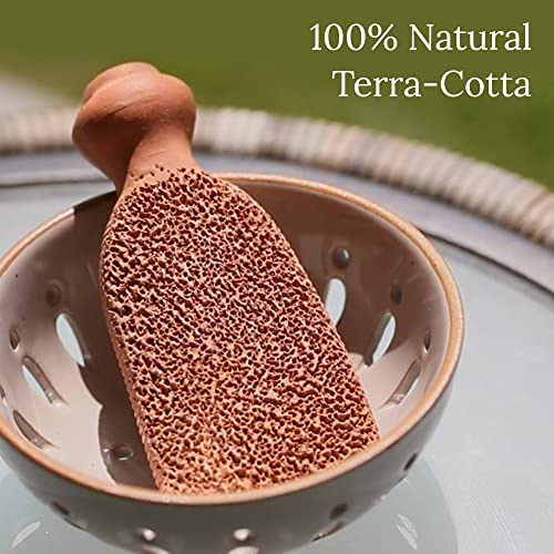 Foot & Body Exfoliation Kit - Terra-Cotta Scrubber & Loofah Bundle