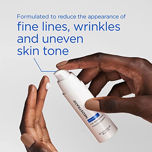 High Potency Facial Exfoliating & Hydrating Cream with Glycolic Acid - Fragrance-Free, Oil-Free, 30g