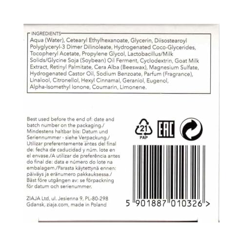 Ziaja Goat's Milk Night Cream - Face Cream