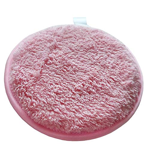 Topwon 4.5Inch Makeup Remover Pads Washable Cotton Face Cleansing Pad for Sensitive Skin 3 Packs Facial Washing Puffs to Remove Mascara Foundation Lipstick