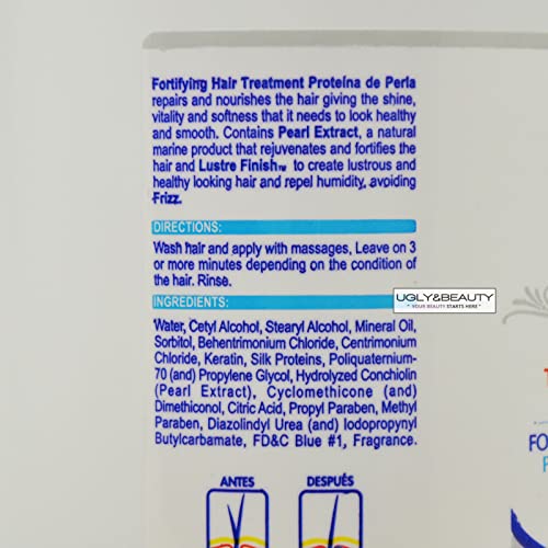 Silicon Mix Pearl Protein Hair Treatment - 16oz, Pack of 2 for Nourishing Hair