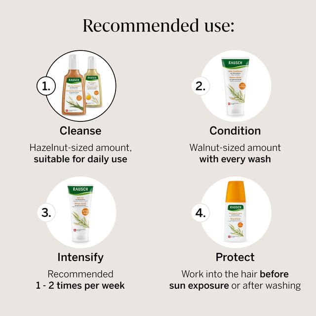 Rausch Egg Oil Nutrient Shampoo for Dry Hair 200ml | Scalp Treatment & Soothing