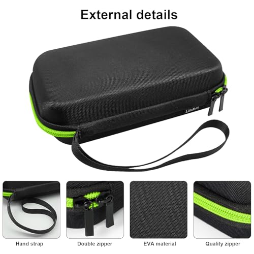 LinMei Travel Trimmer Case Compatible with One Blade QP6510/70 QP6520/70 Pro Wet Dry Electric Shaver Hard Portable Storage Carrying Case for Shavers and Accessories