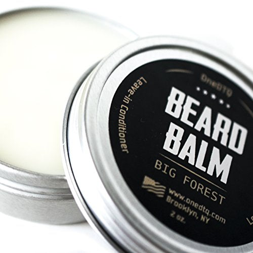 Beard Balm for Men - Organic Beard Butter with Shea & Essential Oils - Light Hold, 2 OZ