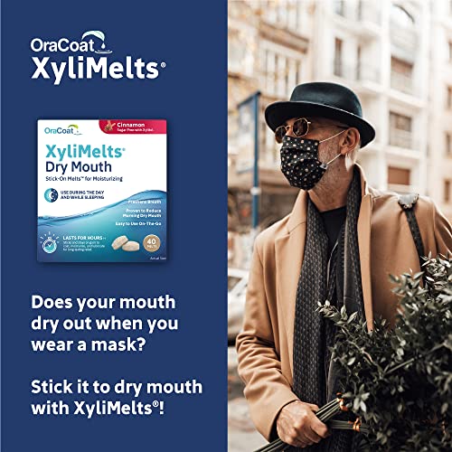 Dry Mouth Relief Bundle - XyliMelts Mint & Cinnamon Chewing Tablets 140 Count