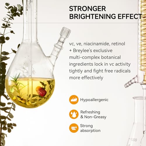 Vitamin C Face & Eye Serum - Brightening, Dark Spot & Wrinkle Reducer, 1.4 oz