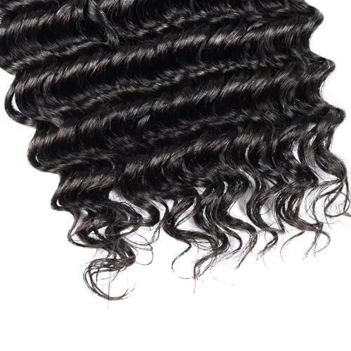 Deep Water Wave Human Braiding Hair 2Bundles 100g 18 Inch No Weft Virgin Brazilian