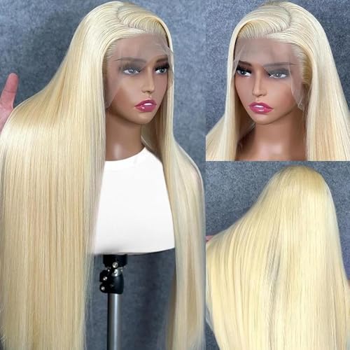 Resore 613 Blonde Lace Front Wig 26 Inch 13x6 HD Transparent Full & Thick Human Hair, Glueless, Pre-Plucked with Baby Hair Variation ST