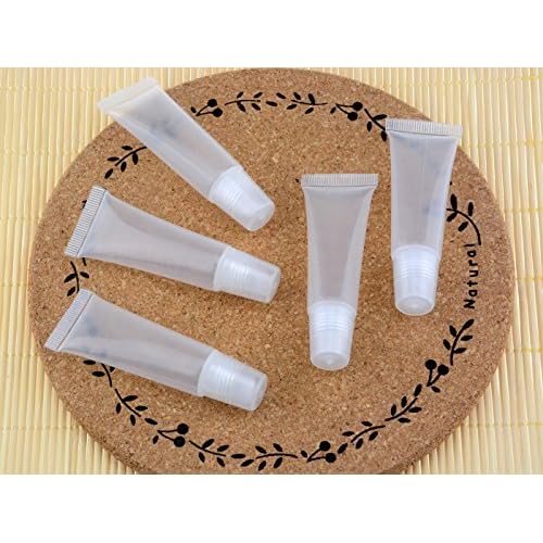 8ml Mini Clear Empty Lip Gloss Balm Container Soft Tubes Makeup Box (20 Pcs)