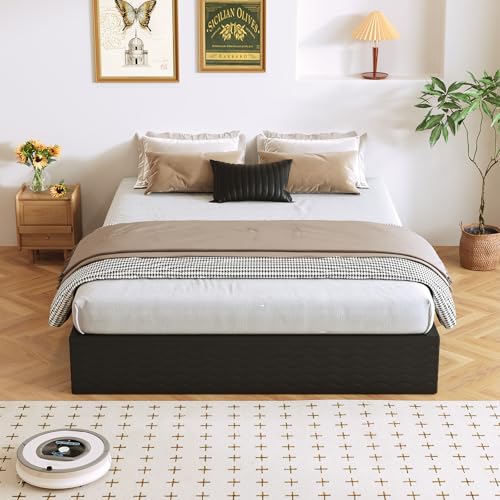 10 Inch High Profile King Box Spring - Heavy Duty Metal Mattress Foundation with Fabric Cover & Easy Assembly
