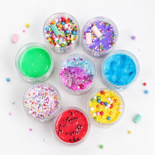 48 Pack 4 Oz Plastic Jars with White Lids - Small Food & Cosmetic Containers