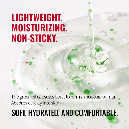 Cica Soothing Moisturizer for Sensitive Skin - Lightweight Gel Cream, 3.38 fl oz