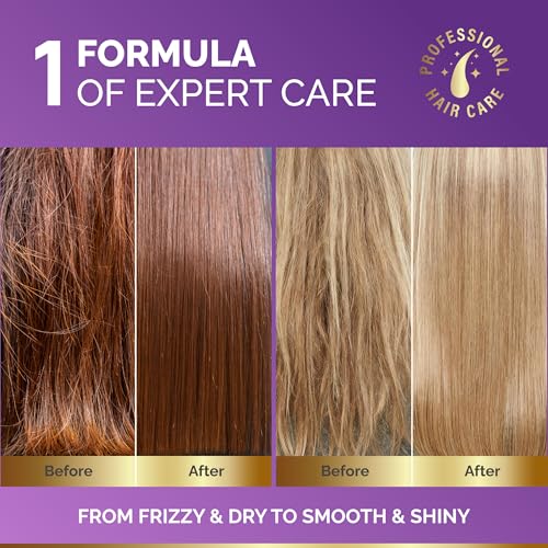 Hydrating Hair Serum for Dry Frizzy & Damaged Hair 5 Fl Oz Pack of 2