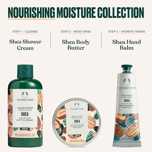 The Body Shop Shea Hand Cream ? Nutty Fragrance, On-the-Go Hydration & Protection ? 1.0 oz