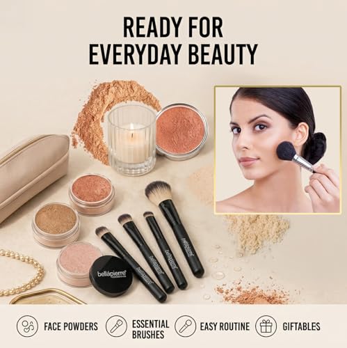 Mineral Makeup Kit Medium - Get Started Set with Foundations, Blush & Bronzer