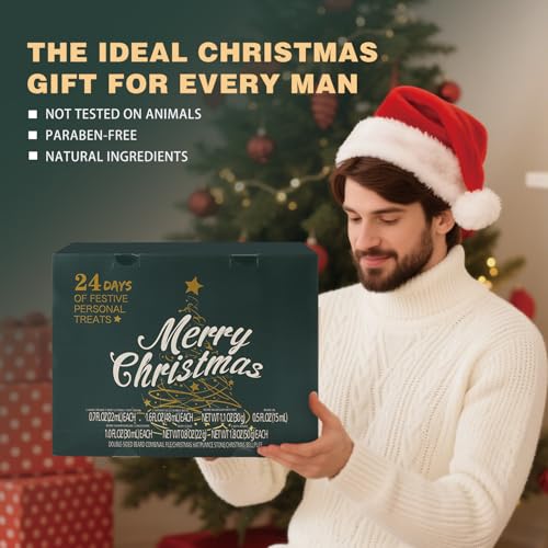 Green Men's Advent Calendar 2026 - 24 Days of Beard & Body Care Gifts