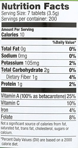 Organic Wheat Grass Tablets - 1400 Count, Vegan, Non-GMO, Kosher, Gluten-Free